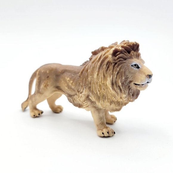 Vintage 1996 Schleich Male Lion Figure Toy Wild Animals Zoo Animals 4.5" - Picture 1 of 10